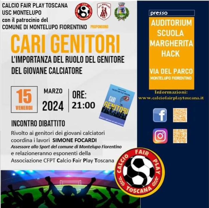 CARI Genitori 15 marzo incontro a Montelupo Fiorentino