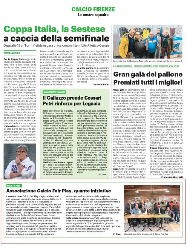 La Nazione parla di noi